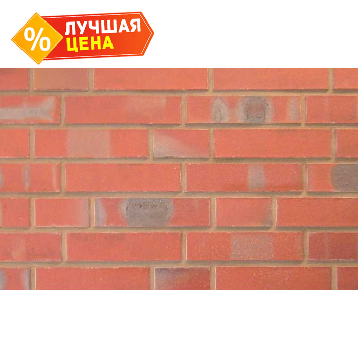Кирпич клинкерный Muhr 03 K Naturrot Kohle готик, 290х90х40 мм