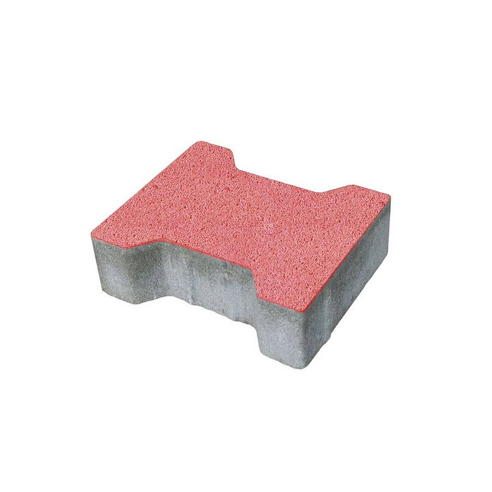 Тротуарная плитка 342 механический завод Катушка 200х165х80 мм, красный яркий