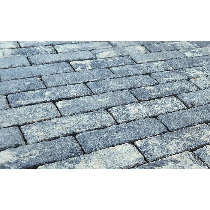 Тротуарная плитка Artstein Паркет Актау 60 мм Color Mix бассировка