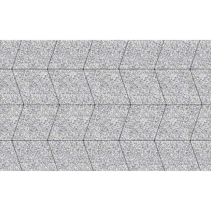 Тротуарная плитка Выбор Ромб Б.1.Р.8 Стоунмикс Бело-черный