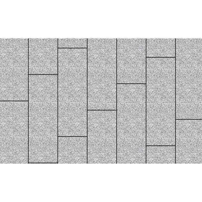 Плитка тротуарная Прямоугольник (Ла-Линия) Б.12.П.8 Стоунмикс бело-черный, 750x250x80 мм